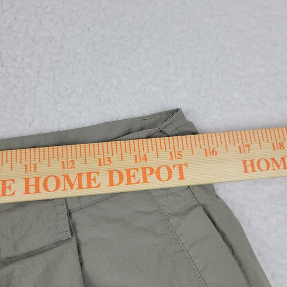 Browning Mesh Lined Hiking Shorts Mens 32 Measures 31 x 8 Nylon Green Khaki READ - Picture 2 of 10